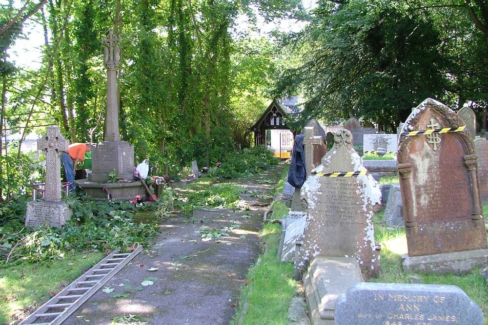Commonwealth War Graves St. Illtyd Churchyard