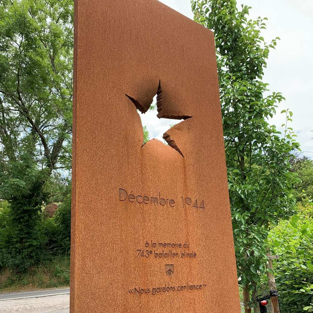 Monument 743rd Tank Battalion #3