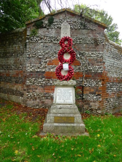 Oorlogsmonument Collingbourne Kingston #1