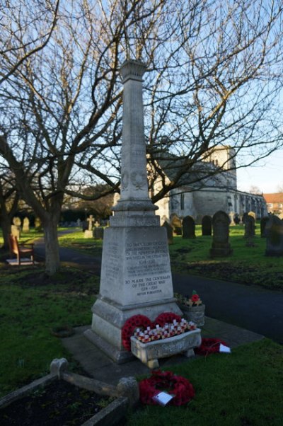 War Memorial Riccall