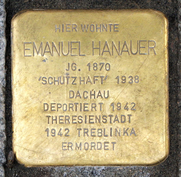 Stolpersteine Hauptstrae 74 #1