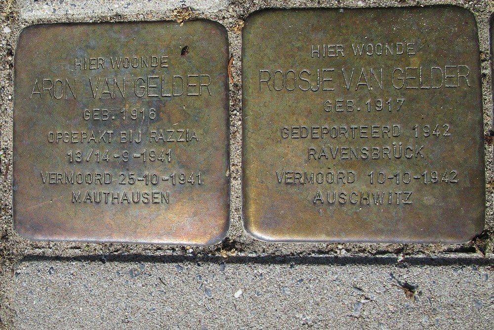 Stolpersteine C.F. Klaarstraat / Veenstraat (voorheen Hessestraat) #3