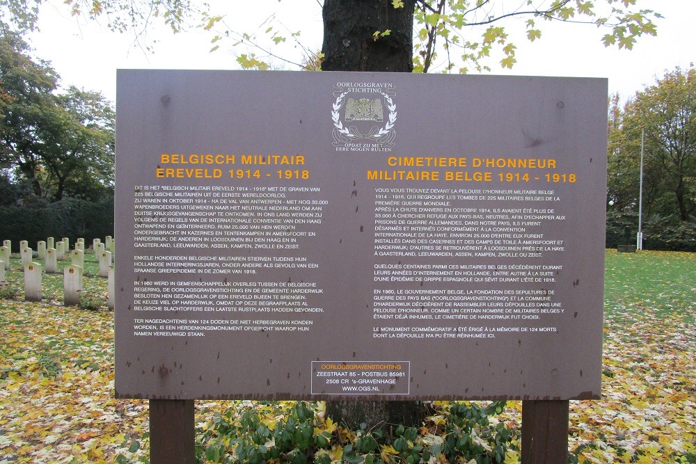 Belgian Plot of Honour Communal Cemetery Oostergaarde Harderwijk #2