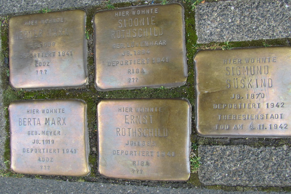 Stolpersteine Gutenbergstrae 50