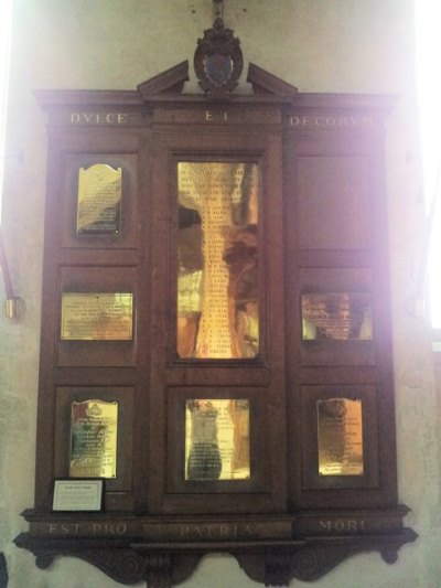 Oorlogsmonument St. Nicholas Church Blakeney