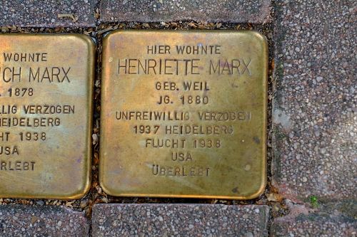 Stolpersteine Heidelberger Straße 29 #2