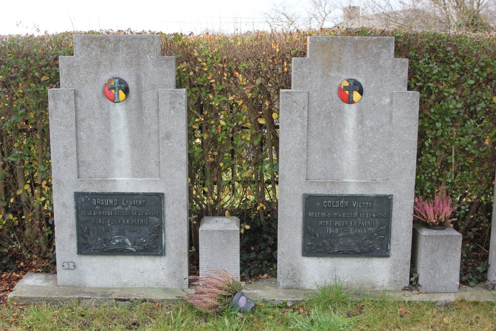 Belgische Oorlogsgraven Grivegne Bois-de-Breux	 #3