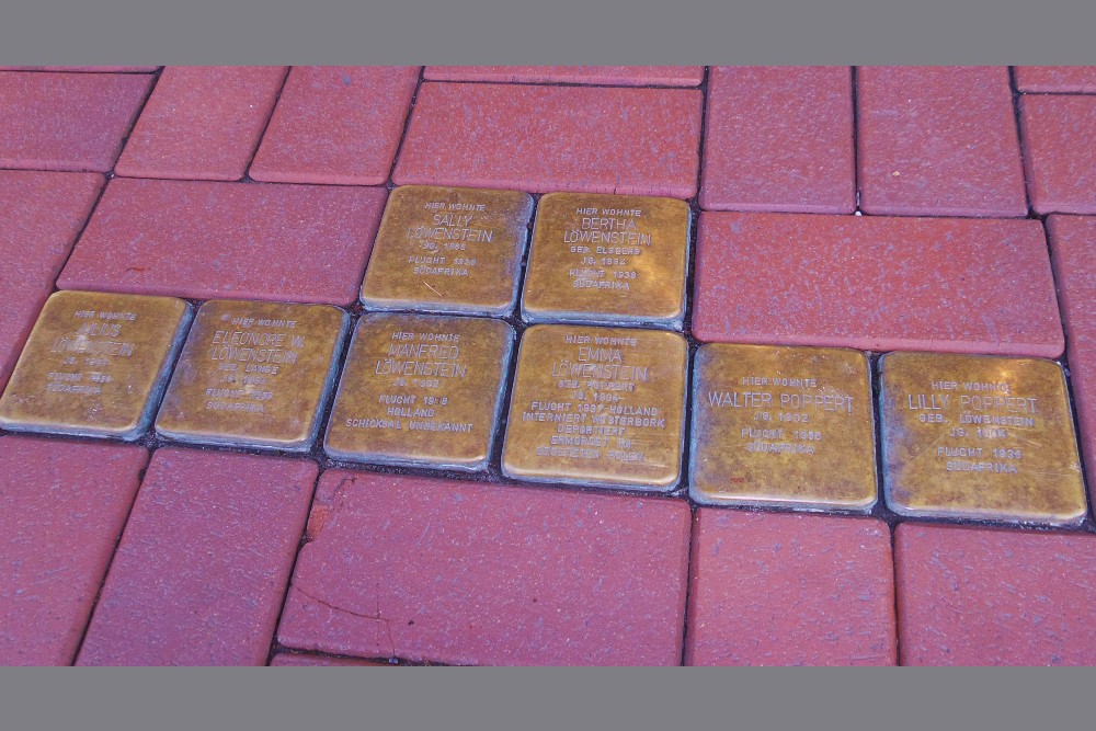 Stolpersteine Unterer Markt 2