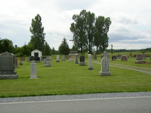 Oorlogsgraf van het Gemenebest Notre-Dame-de-Stanbridge Roman Catholic Cemetery