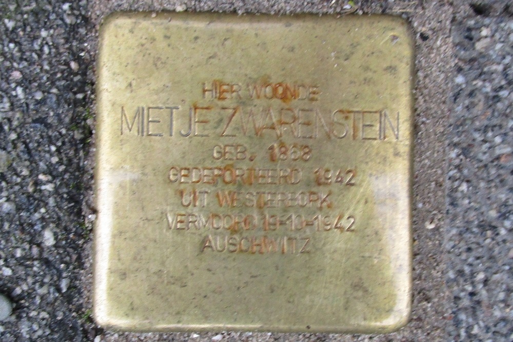 Stolperstein Koningsveldestraat 11 #1