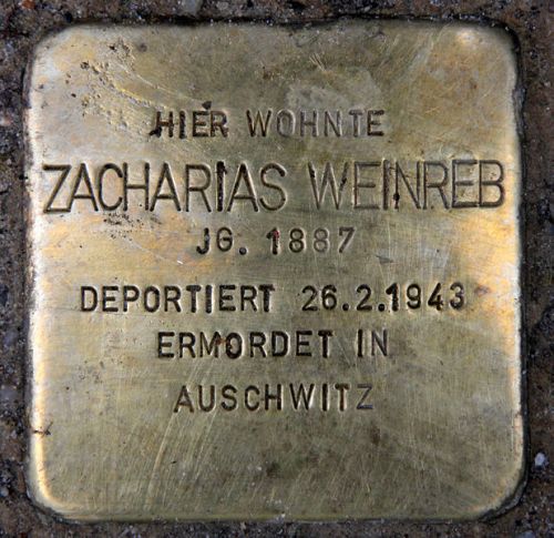 Stumbling Stones Hohenstaufenstraße 50 #2