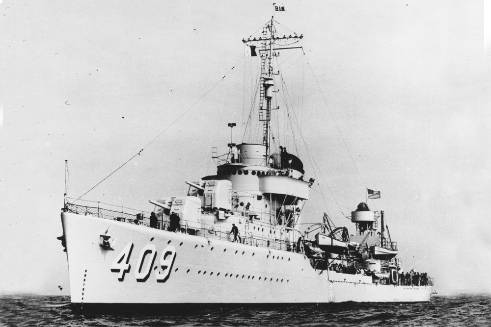 Scheepswrak U.S.S. Sims (DD-409)