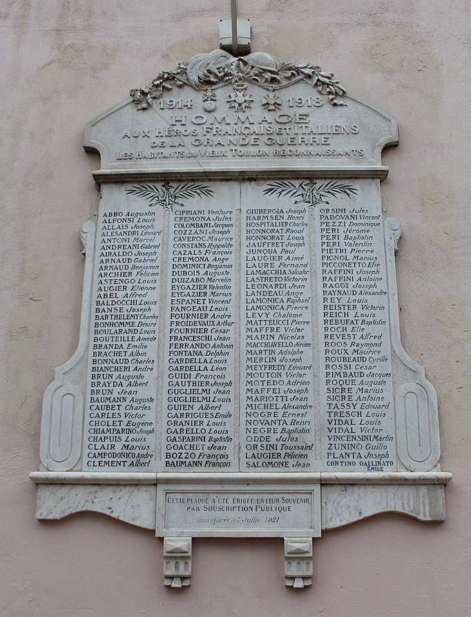 Memorial World War I Toulon