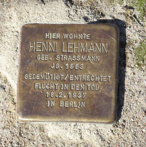 Stolperstein Wiesenweg 2 #1