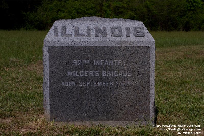 92nd Illinois Infantry Regiment Marker