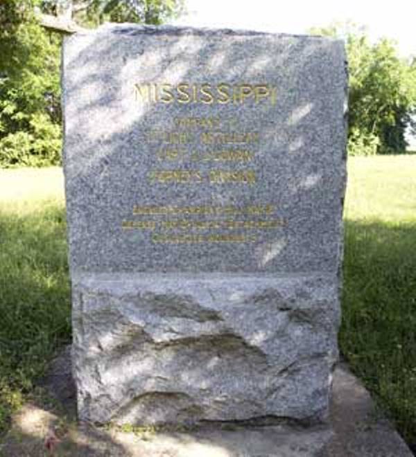 Monument 1st Mississippi Light Artillery, Company G (Confederates)