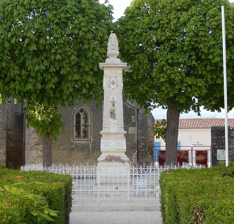 Oorlogsmonument Villeneuve-la-Comtesse