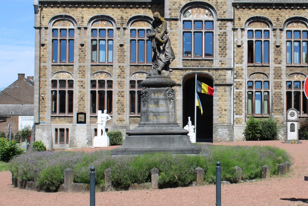 Monument Eerste Wereldoorlog Courcelles	 #2