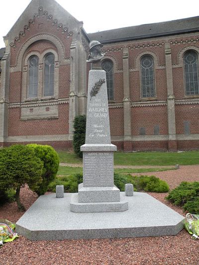 Oorlogsmonument Wargnies-le-Grand