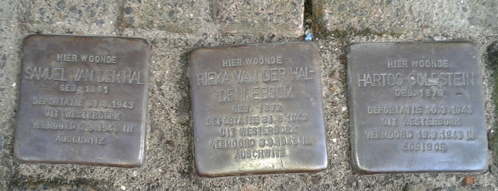 Stolpersteine Sleutelsteeg 3 #1