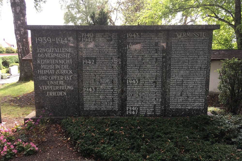 Monument To The Fallen In World War I And World War II Winterlingen #4