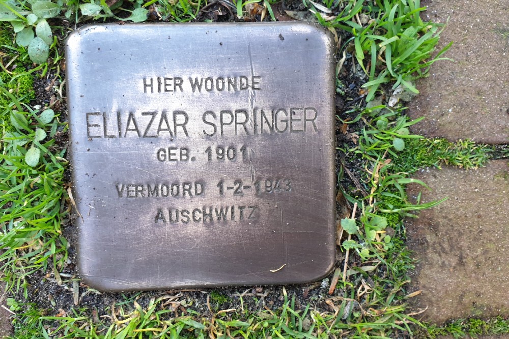 Stolperstein Lepelstraat 25 (was Lepelstraat 37) #3