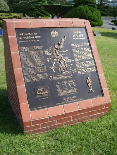 Australisch Monument U.N. Memorial Cemetery #1