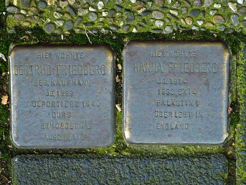 Stolpersteine Schillerstrae 44 #1