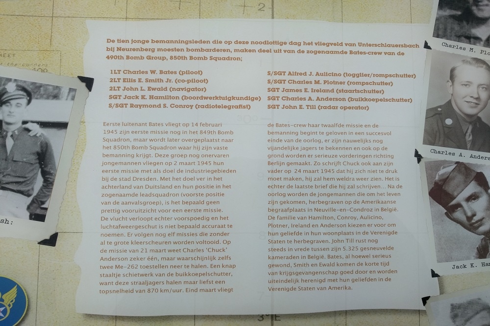 Information Panel B-17G 43-38103 ‘The Bates crew’ #3