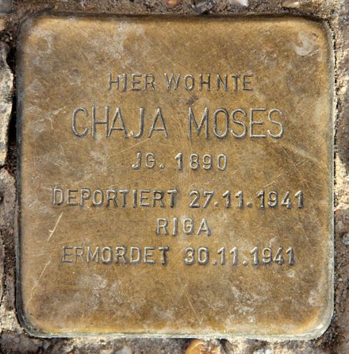 Stolpersteine Wullenweberstrae 11 #4