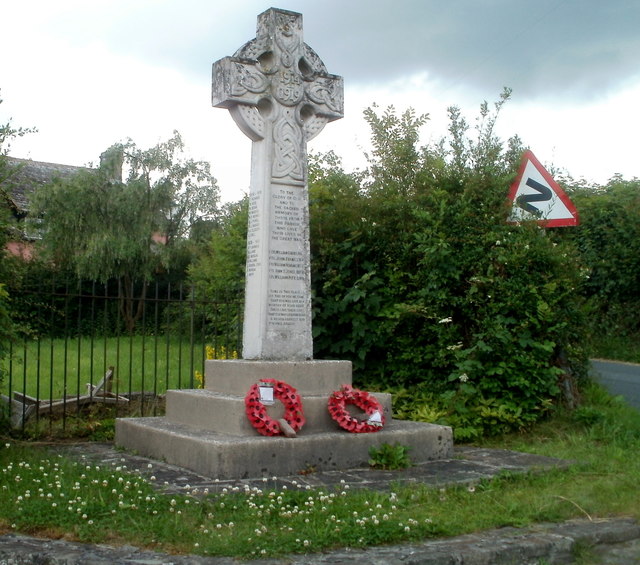 War Memorial Cross Oak #1