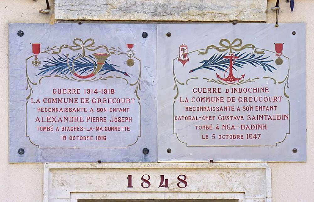 Oorlogsmonument Greucourt