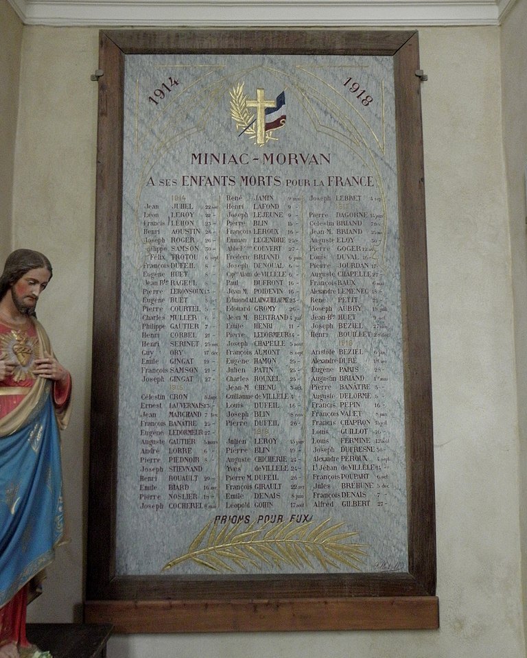 Oorlogsmonument Miniac-Morvan #1