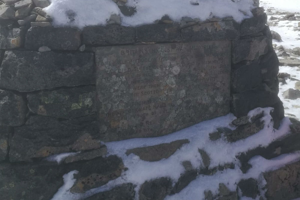 Oorlogsmonument Ben Nevis #1