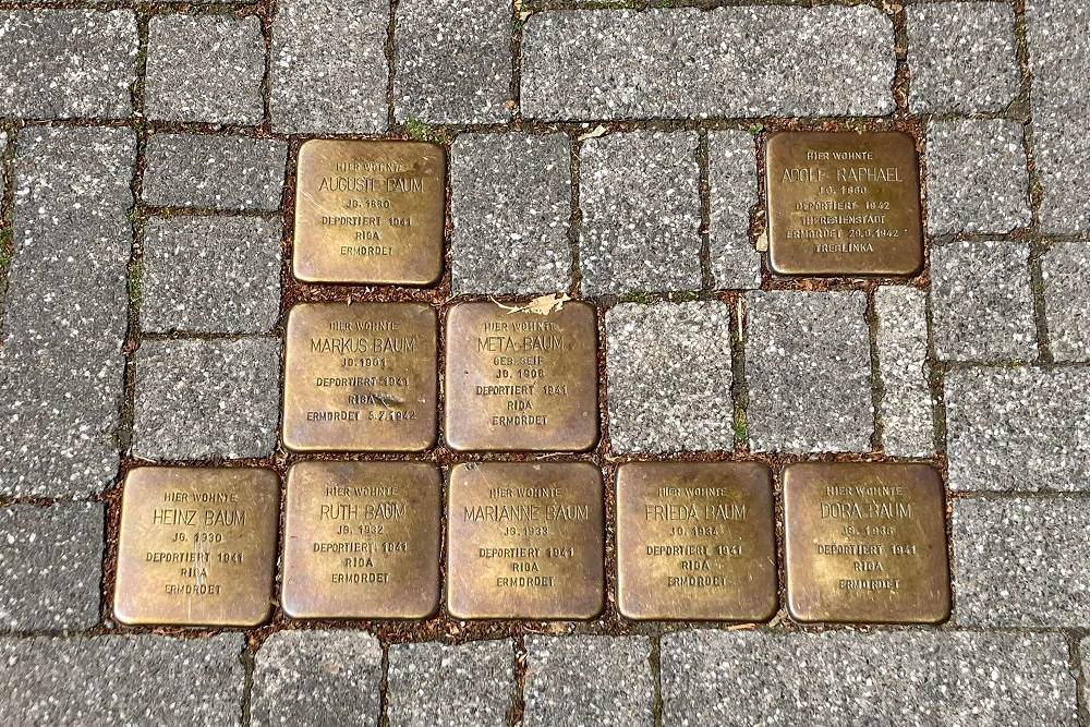 Stolpersteine Rheinstraße 6