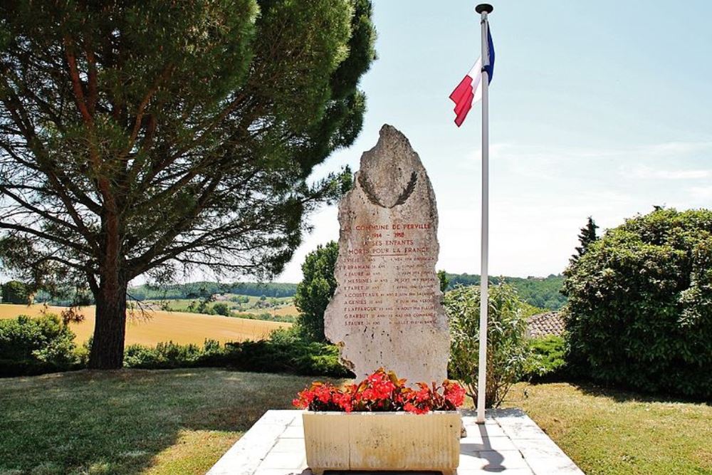 Monument Eerste Wereldoorlog Perville #1