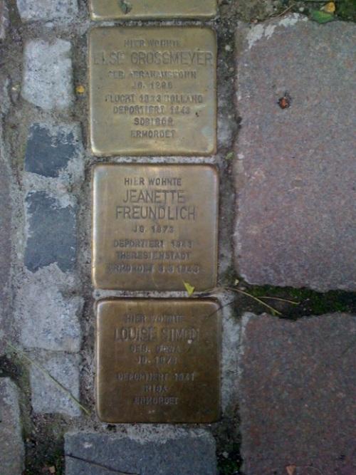 Stolpersteine Peterstrae 33 #3