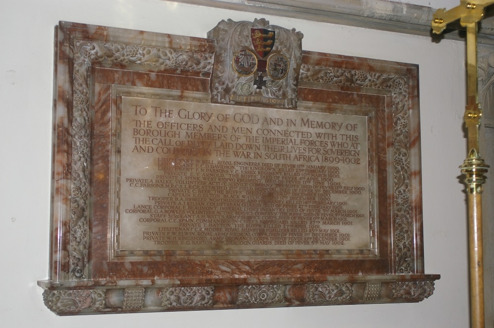 Boer War Memorial Dover Borough