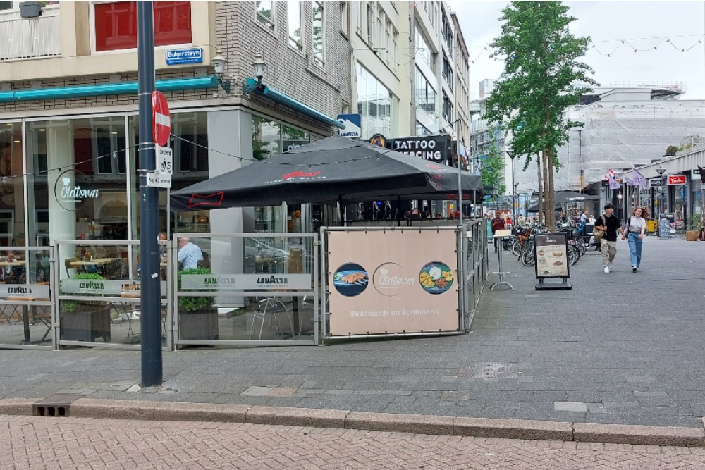 Brandgrens Bombardement Korte Hoogstraat / Bulgersteijn Rotterdam #2