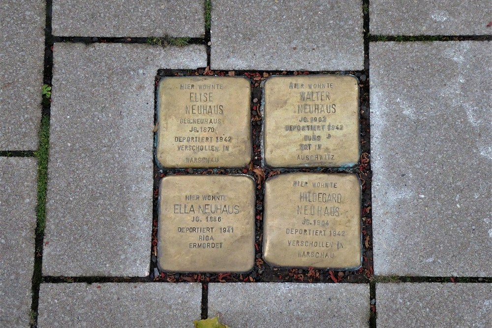 Stolpersteine Jdefelderstrae 14 #1