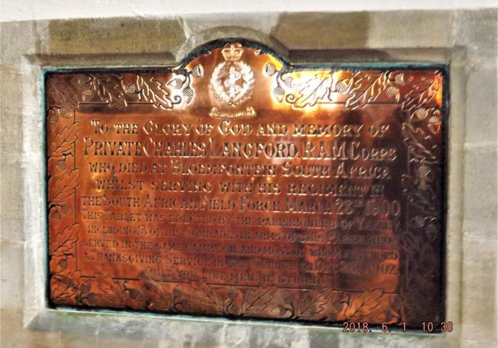 War Memorial St. Peters Church Yaxley #2