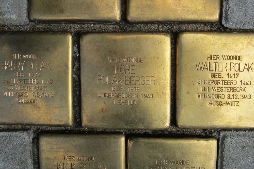 Stolpersteine Adelheidstraat 22 #3