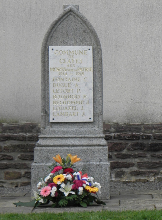 Oorlogsmonument Clayes & Monument Crash 29 Mei 1943