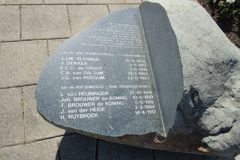 Monument Executies 28-11-1944 Jan Vermeersingel #3
