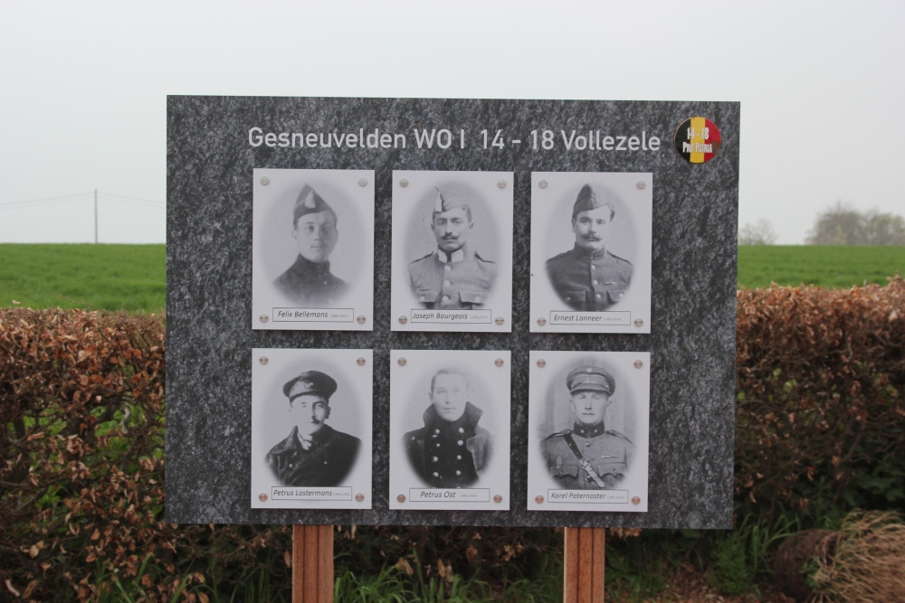 Commemorative Plate Cemetery Vollezele #2