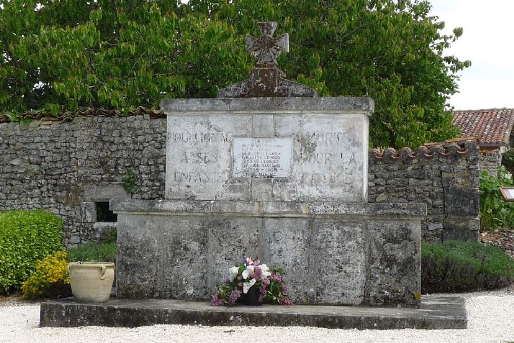 Oorlogsmonument Poullignac #1