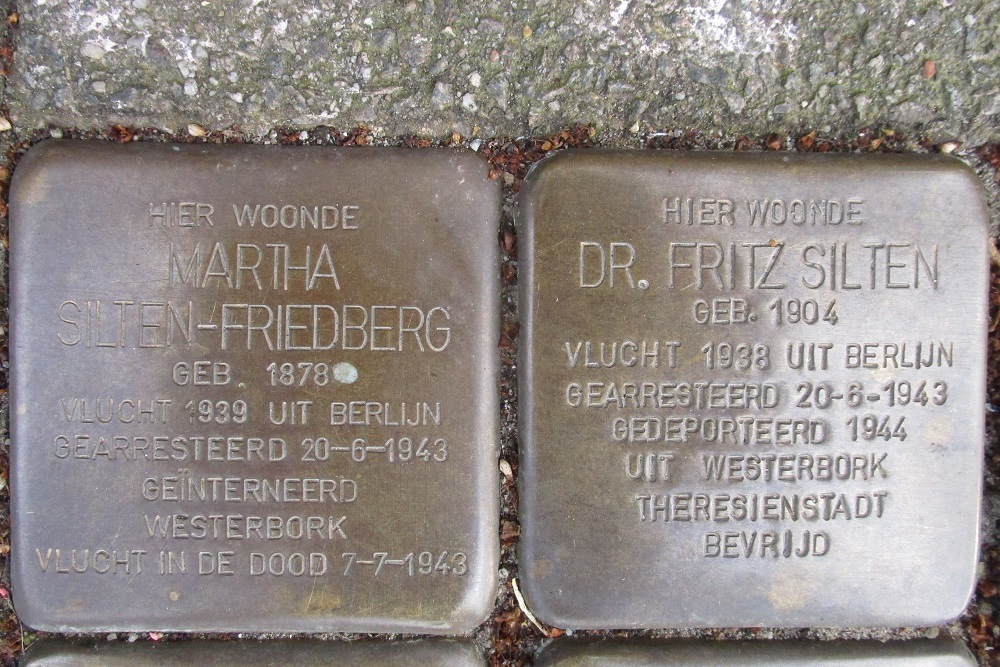 Stolpersteine Churchill-laan 142 #2