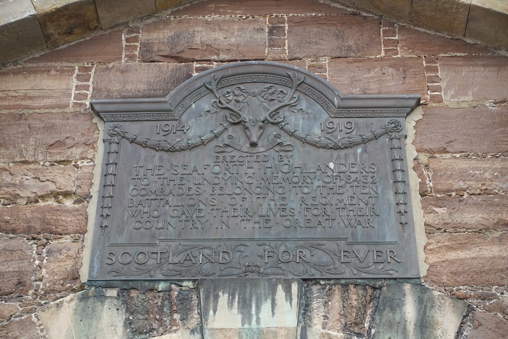 Memorial The Seaforth Highlanders Fort George