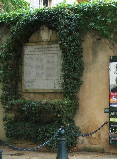 Verzetsmonument Aix-en-Provence