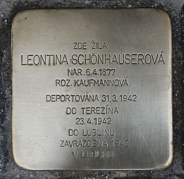 Remembrance Stone tř. Kpt. Jaroe 37